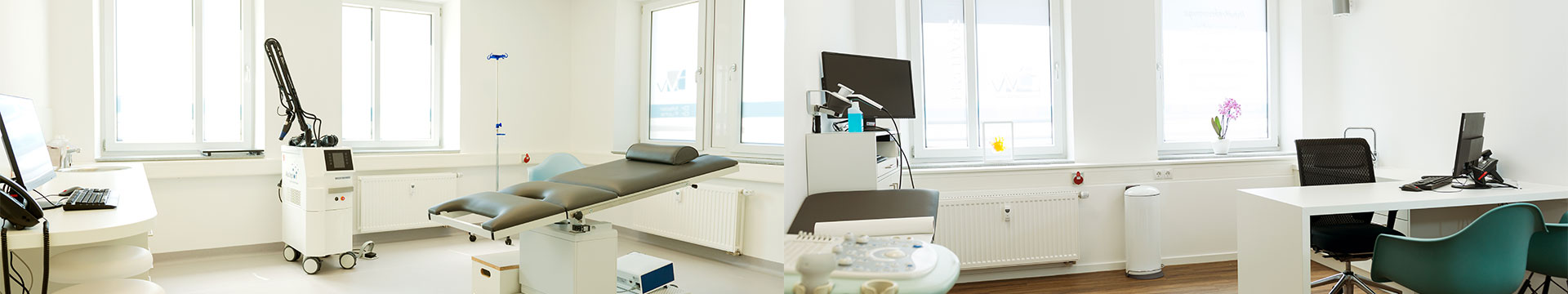 Behandlungszimmer · Praxissharing MVZ MADERMA GmbH Dr. Mader & Kollegen
